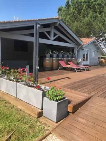 Gite Les Pins Perdus Saint-Ciers-d'Abzac ภายนอก รูปภาพ